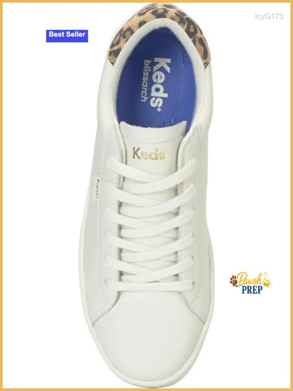 Leather Lace-Up Sneaker with Removable Footbed